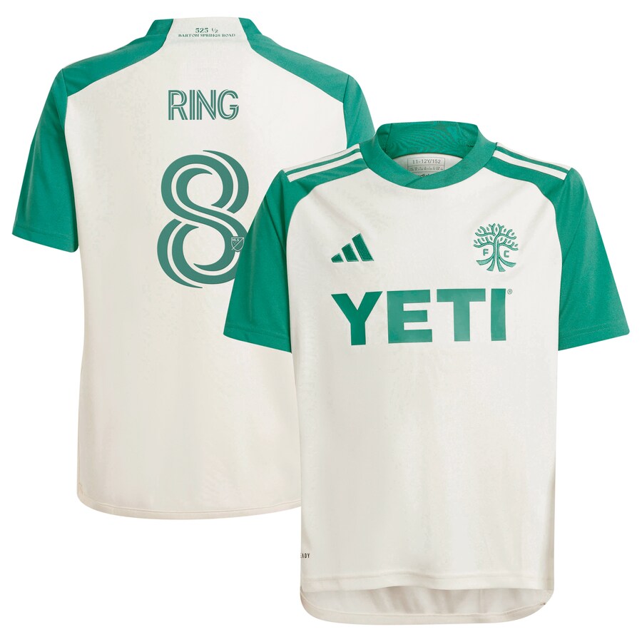 Youth Austin FC Alexander Ring adidas Tan 2024 The Armadillo Kit Replica Player Jersey - Puhuasuan
