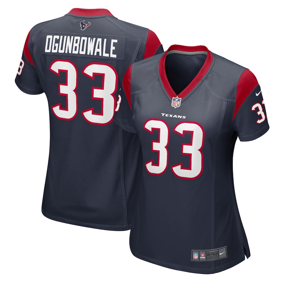 Women's Houston Texans Dare Ogunbowale Nike Navy Game Player Jersey - Puhuasuan