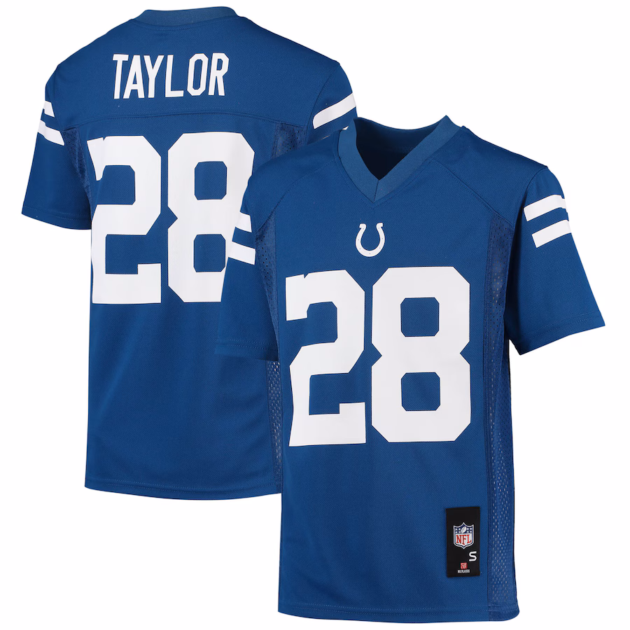 Youth Indianapolis Colts Jonathan Taylor Royal Replica Player Jersey - Puhuasuan