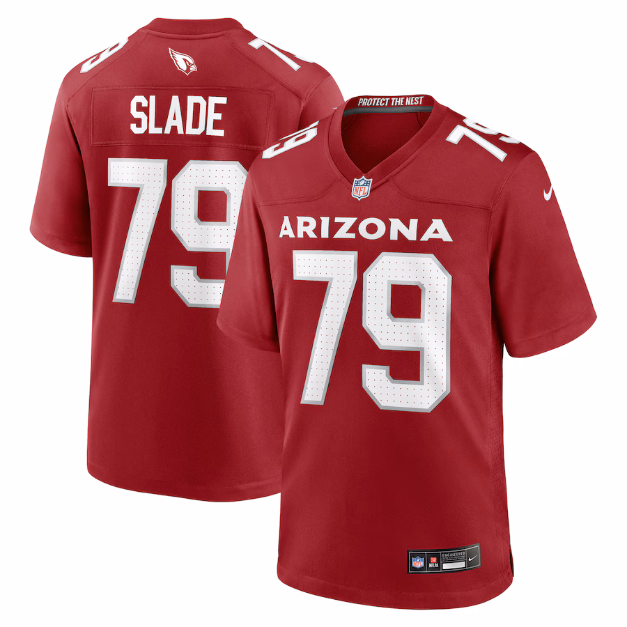 Men's Arizona Cardinals Jacob Slade Nike  Cardinal  Game Jersey - Puhuasuan
