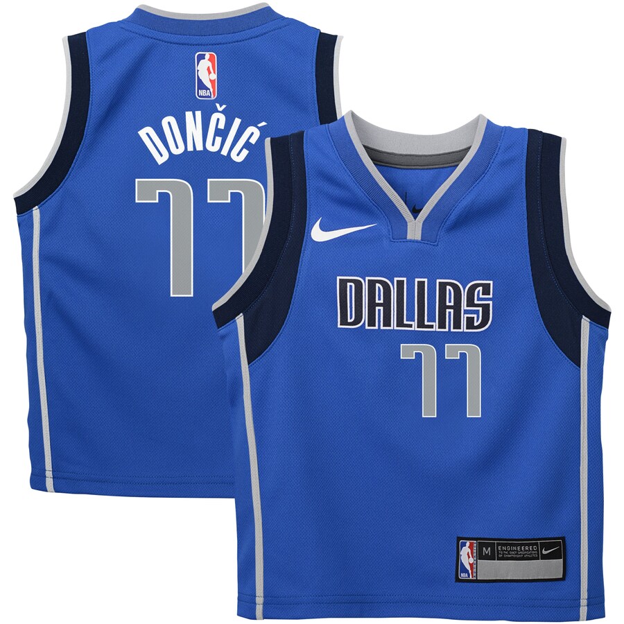 Preschool Dallas Mavericks Luka Don?i? Nike Blue Swingman Player Jersey - Icon Edition - Puhuasuan