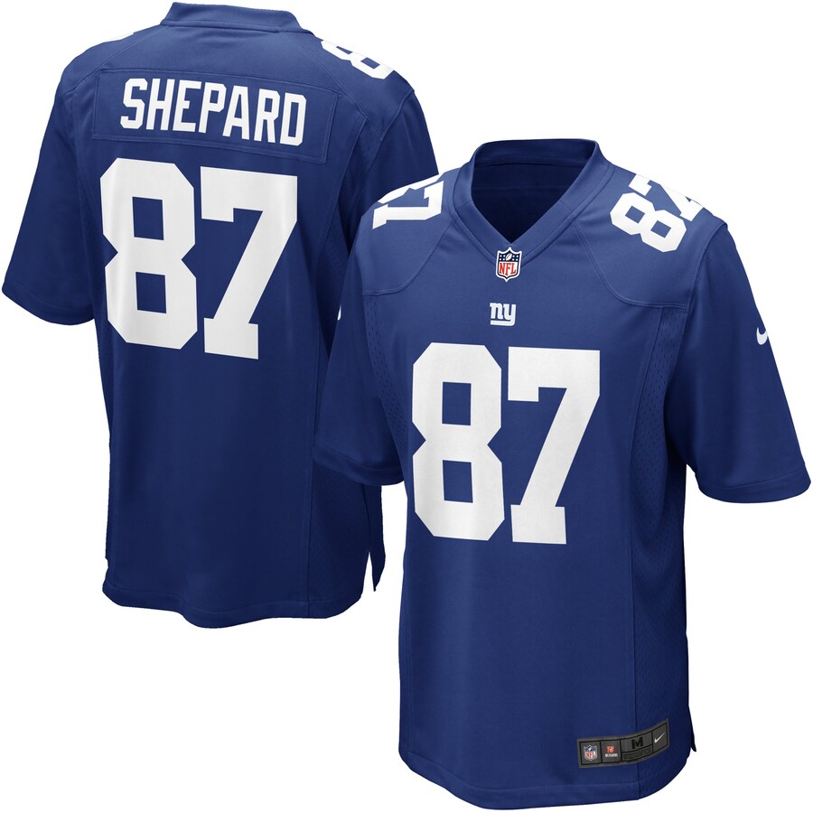 Men's New York Giants Sterling Shepard Nike Royal Player Jersey - Puhuasuan
