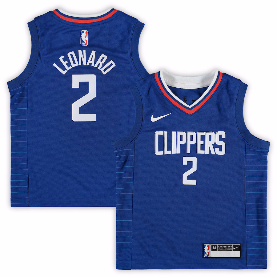 Preschool LA Clippers Kawhi Leonard Nike Royal 2019/20 Player Jersey - Icon Edition - Puhuasuan