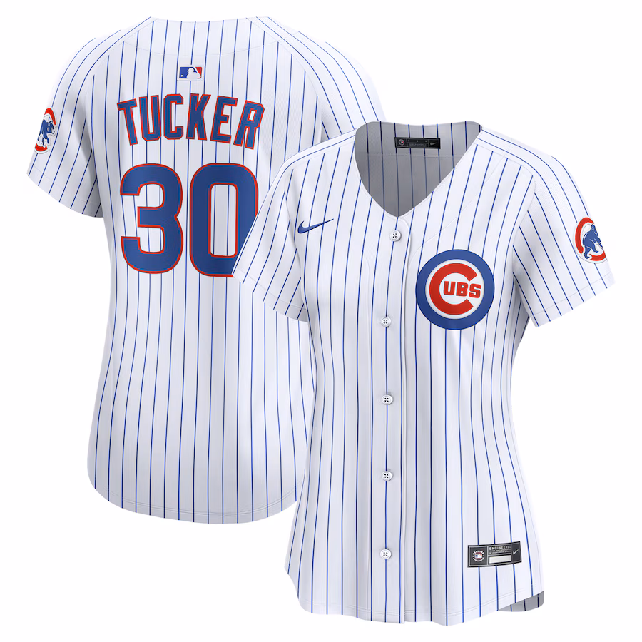 Women's Chicago Cubs Kyle Tucker Nike White Home Limited Player Jersey - Puhuasuan