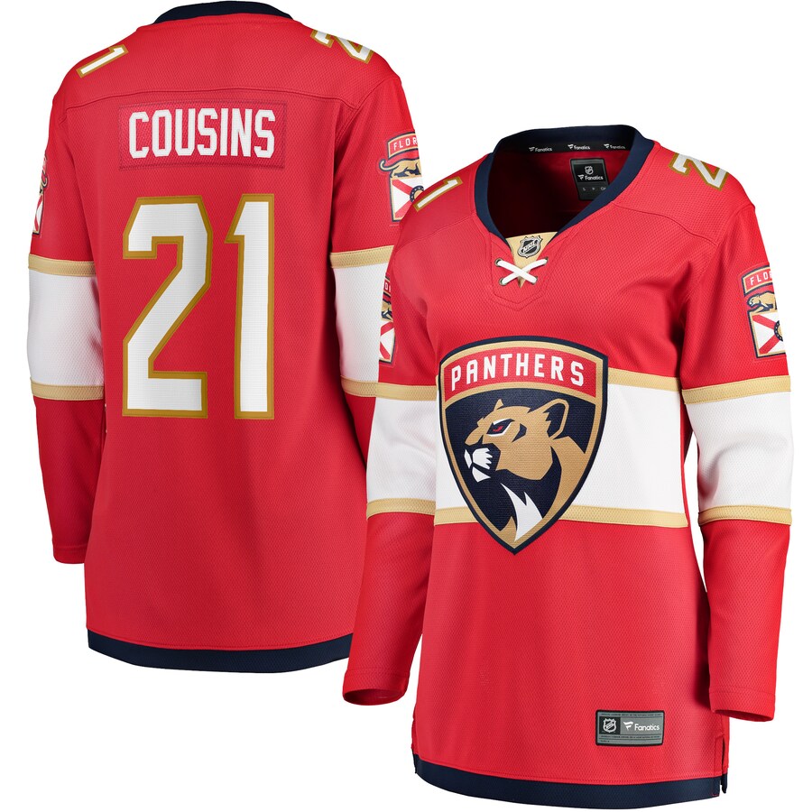 Women's Florida Panthers Nick Cousins Fanatics Branded Red Home Breakaway Player Jersey - Puhuasuan