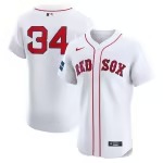 Men's Boston Red Sox David Ortiz Nike White Home Elite Sponsor Patch Player Jersey - Puhuasuan