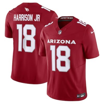 Men's Arizona Cardinals Marvin Harrison Jr. Nike Cardinal Vapor F.U.S.E. Limited Jersey - Puhuasuan
