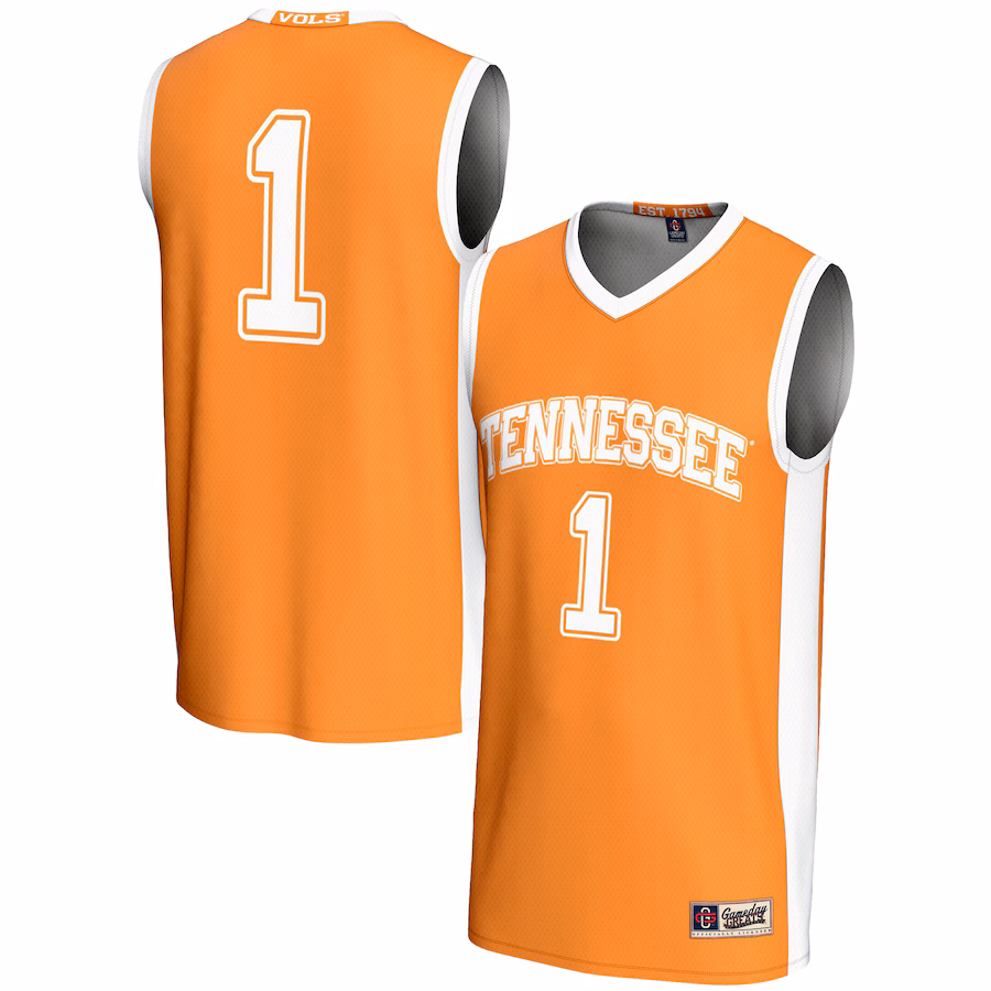 Unisex GameDay Greats #1 Tennessee Orange Tennessee Volunteers Lightweight Basketball Jersey - Puhuasuan