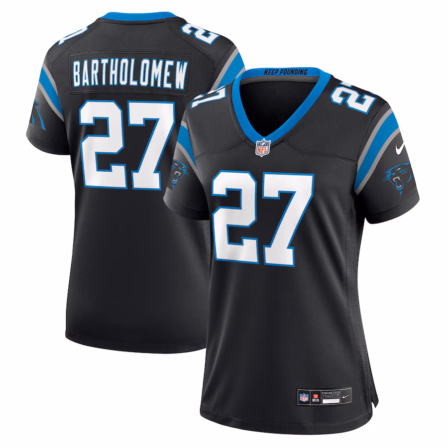 Women's Carolina Panthers Shemar Bartholomew Nike Black Game Jersey - Puhuasuan