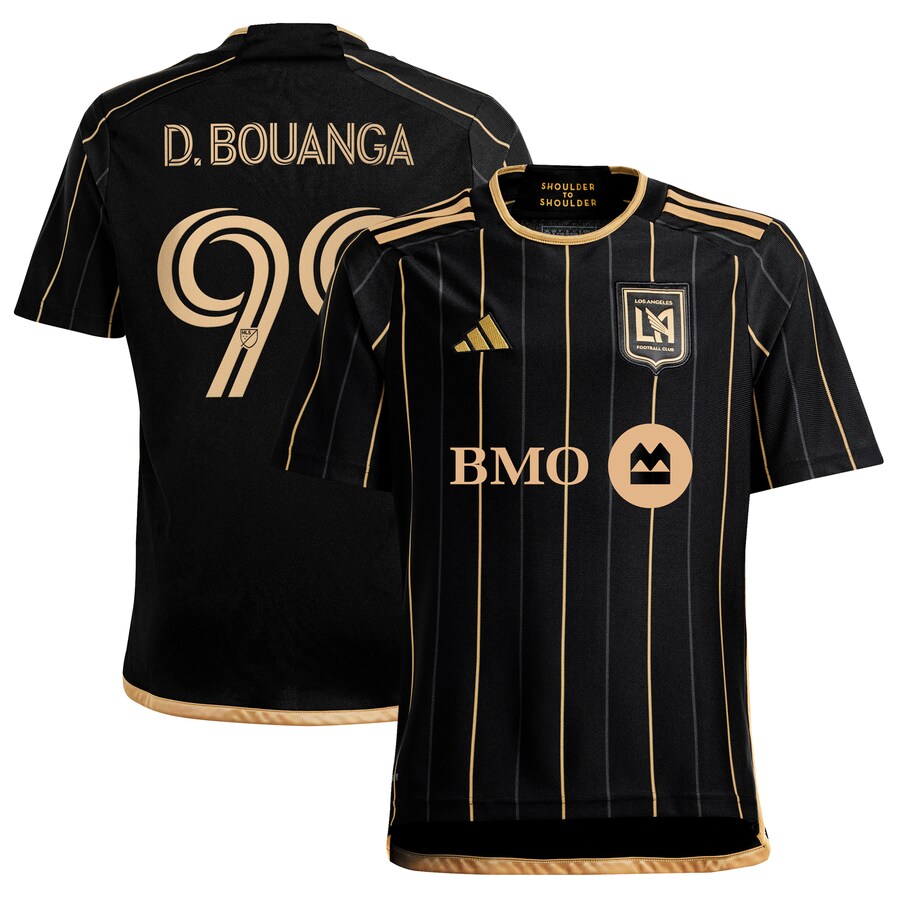 Youth LAFC Denis Bouanga adidas Black 2024 Primary Replica Player Jersey - Puhuasuan