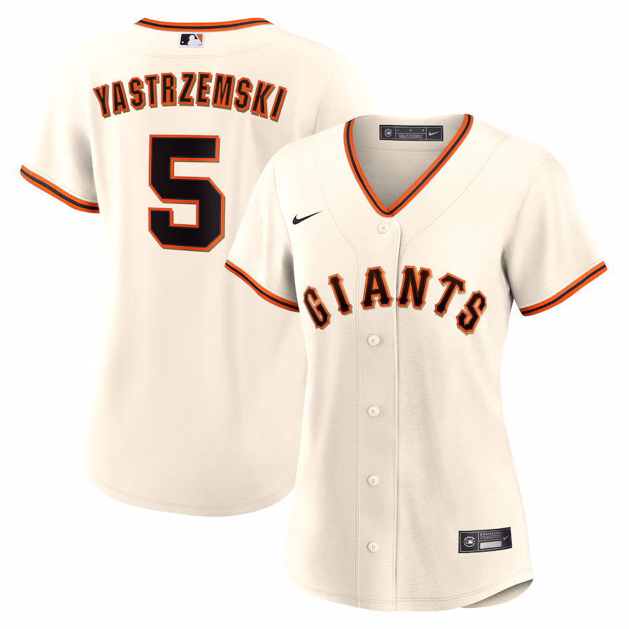 Women's San Francisco Giants Mike Yastrzemski Nike Cream Home Replica Player Jersey - Puhuasuan