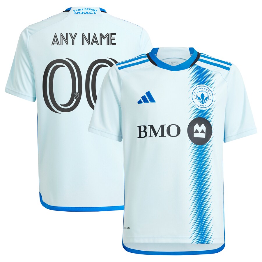 Youth CF Montreal  adidas Light Blue 2024 La Main Replica Custom Jersey - Puhuasuan