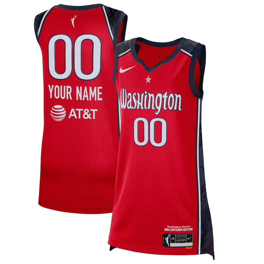 Unisex Washington Mystics Nike Red 2021 Explorer Edition Victory Custom Jersey - Puhuasuan