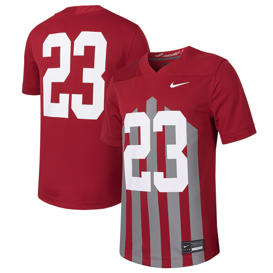 Men's Nike #23 Cardinal Iowa State Cyclones Untouchable Football Replica Jersey - Puhuasuan