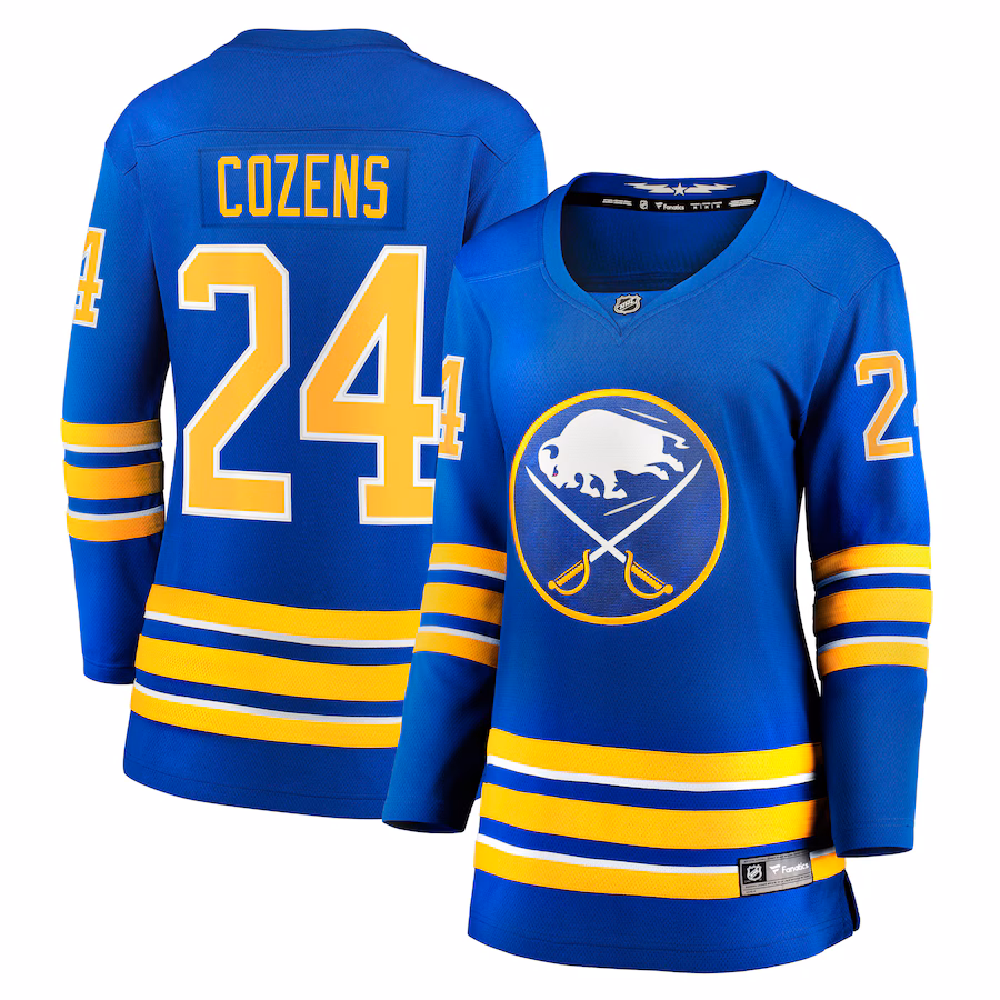 Women's Buffalo Sabres Dylan Cozens Fanatics Royal Home Breakaway Player Jersey - Puhuasuan