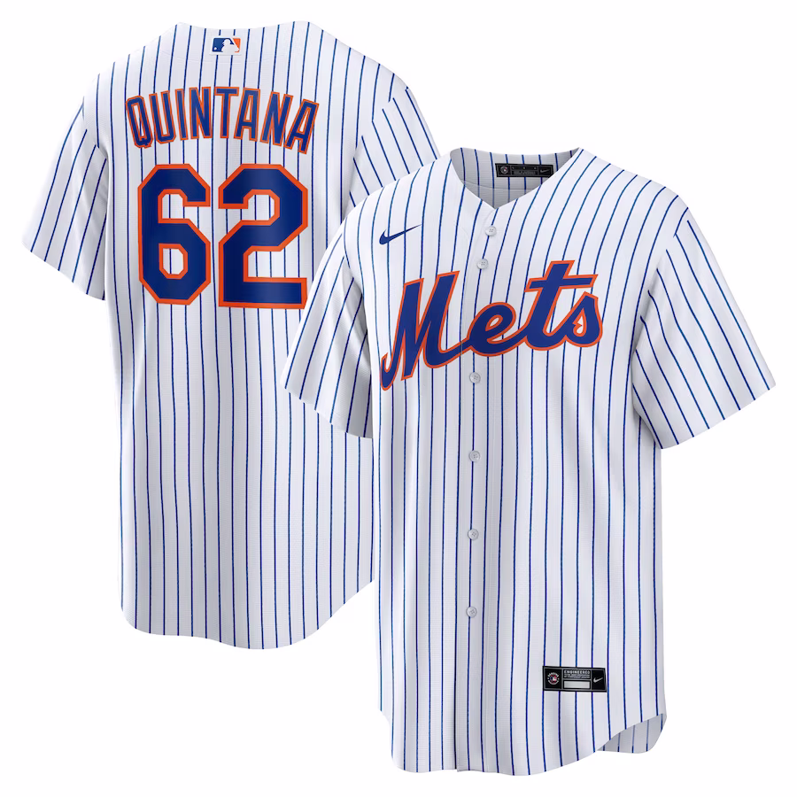 Men's New York Mets José Quintana Nike White Home  Replica Player Jersey - Puhuasuan