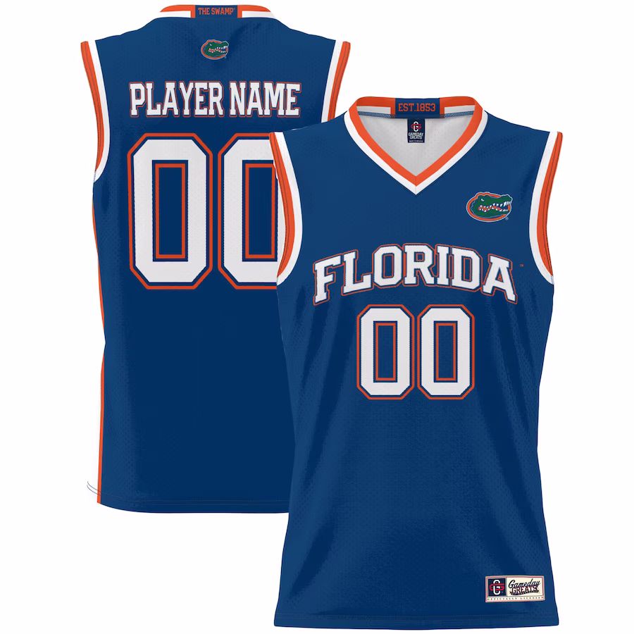 Florida Gators GameDay Greats Youth NIL Pick-A-Player Lightweight Men's Basketball Jersey - Royal - Puhuasuan
