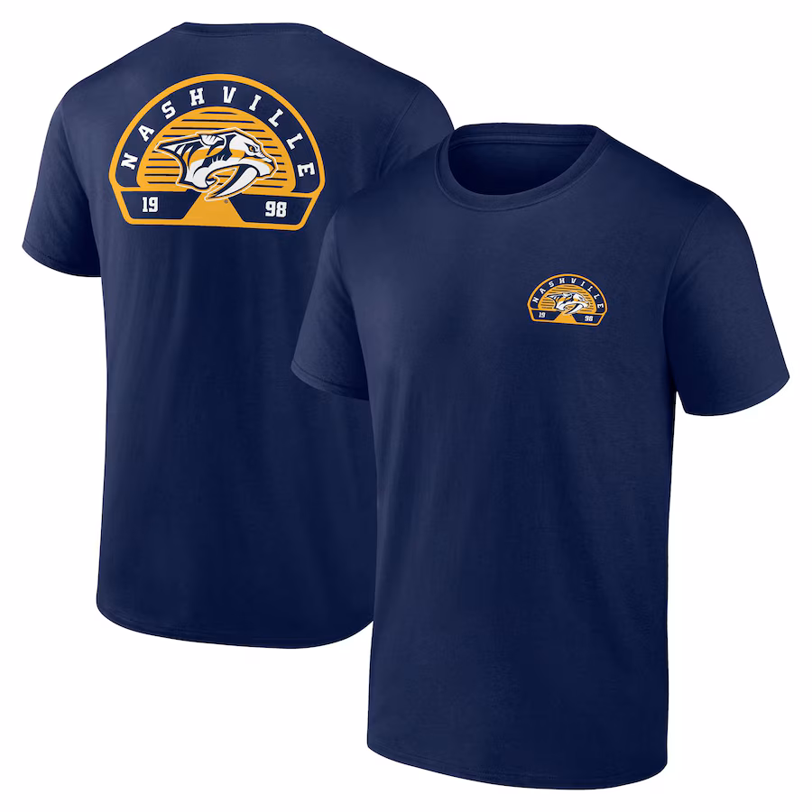 Men's Nashville Predators Fanatics Navy Valor T-Shirt - Puhuasuan