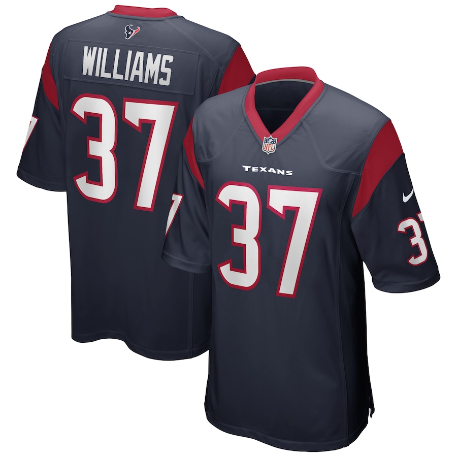 Men's Houston Texans Domanick Williams Nike Navy Game Retired Player Jersey - Puhuasuan