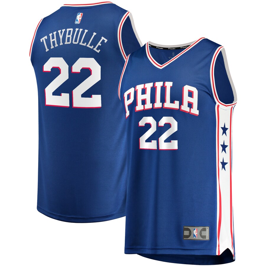 Men's Philadelphia 76ers Matisse Thybulle Fanatics Royal Fast Break Player Jersey - Puhuasuan