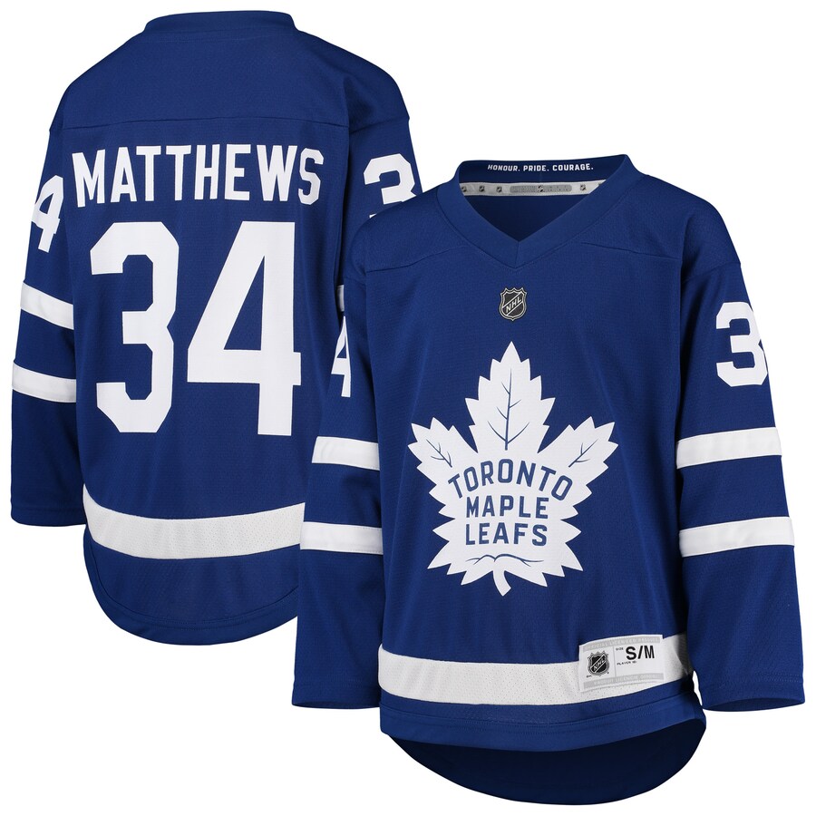 Youth Toronto Maple Leafs Auston Matthews Blue Home Replica Player Jersey - Puhuasuan