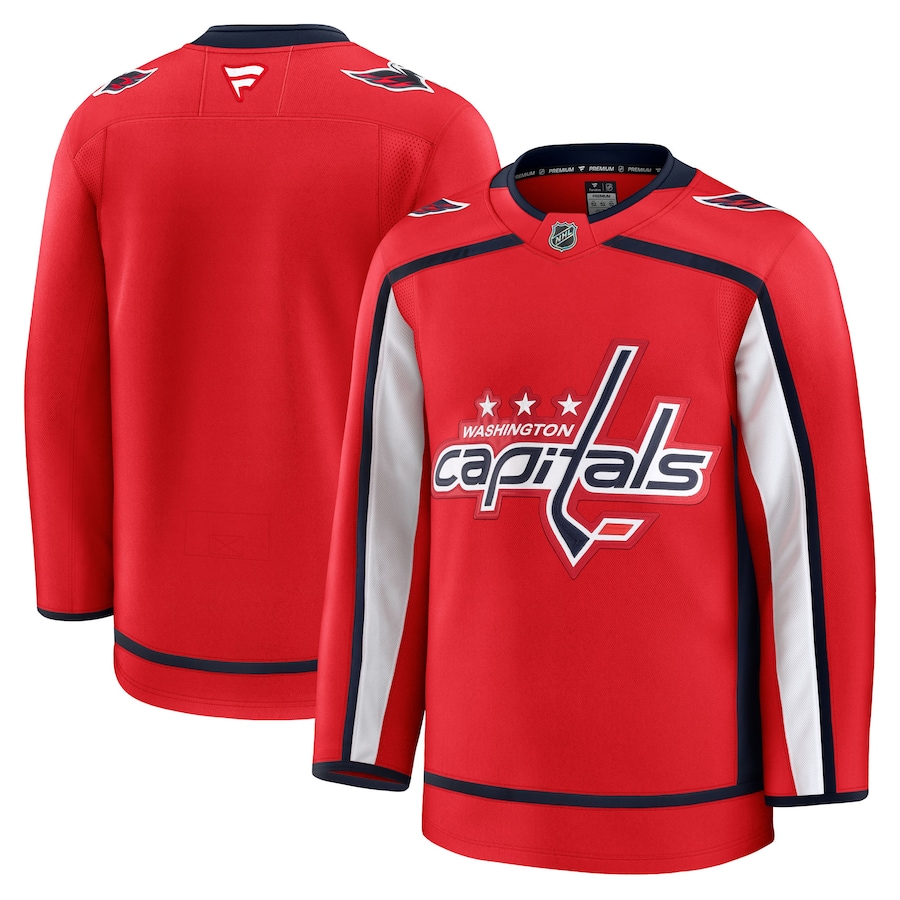 Men's Washington Capitals Fanatics Red Home Premium Jersey - Puhuasuan