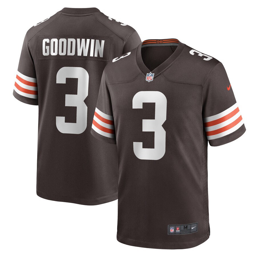 Men's Cleveland Browns Marquise Goodwin Nike  Brown Team Game Jersey - Puhuasuan