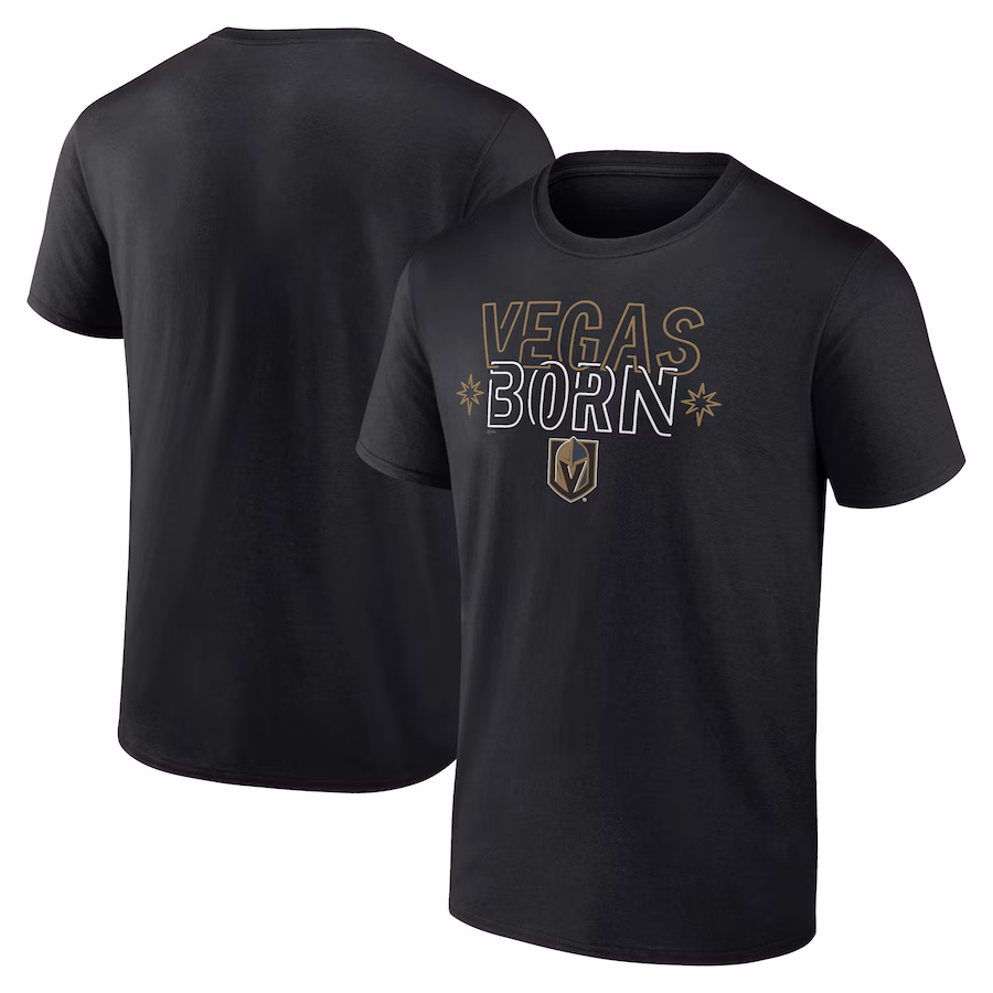 Men's Vegas Golden Knights Black District T-Shirt - Puhuasuan