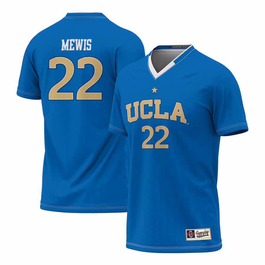 Unisex GameDay Greats Kristie Mewis Blue UCLA Bruins Women's Soccer Fashion Jersey - Puhuasuan