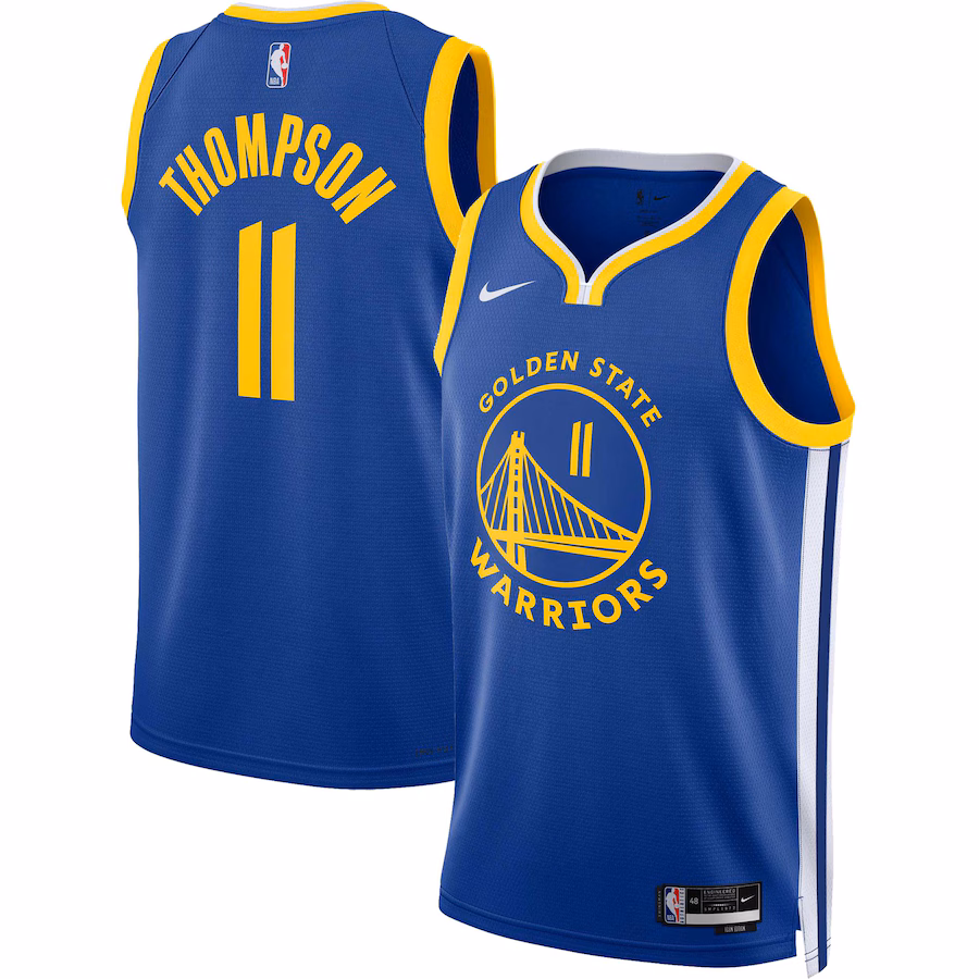 Unisex Golden State Warriors Klay Thompson Nike Royal Swingman Jersey - Icon Edition - Puhuasuan
