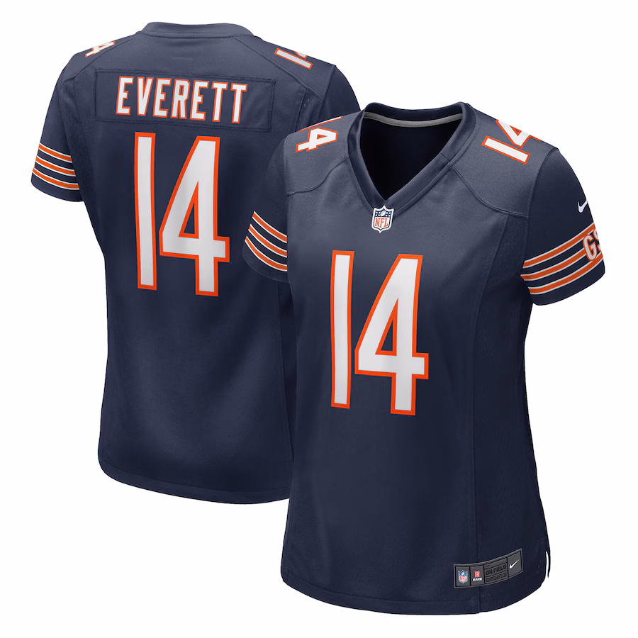 Women's Chicago Bears Gerald Everett Nike Navy Game Jersey - Puhuasuan