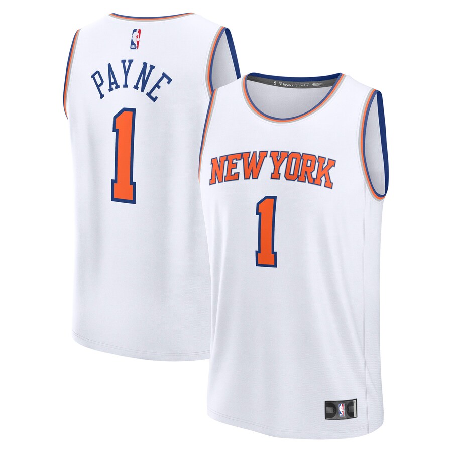 Men's New York Knicks Cameron Payne Fanatics White Fast Break Replica Player Jersey - Association Edition - Puhuasuan