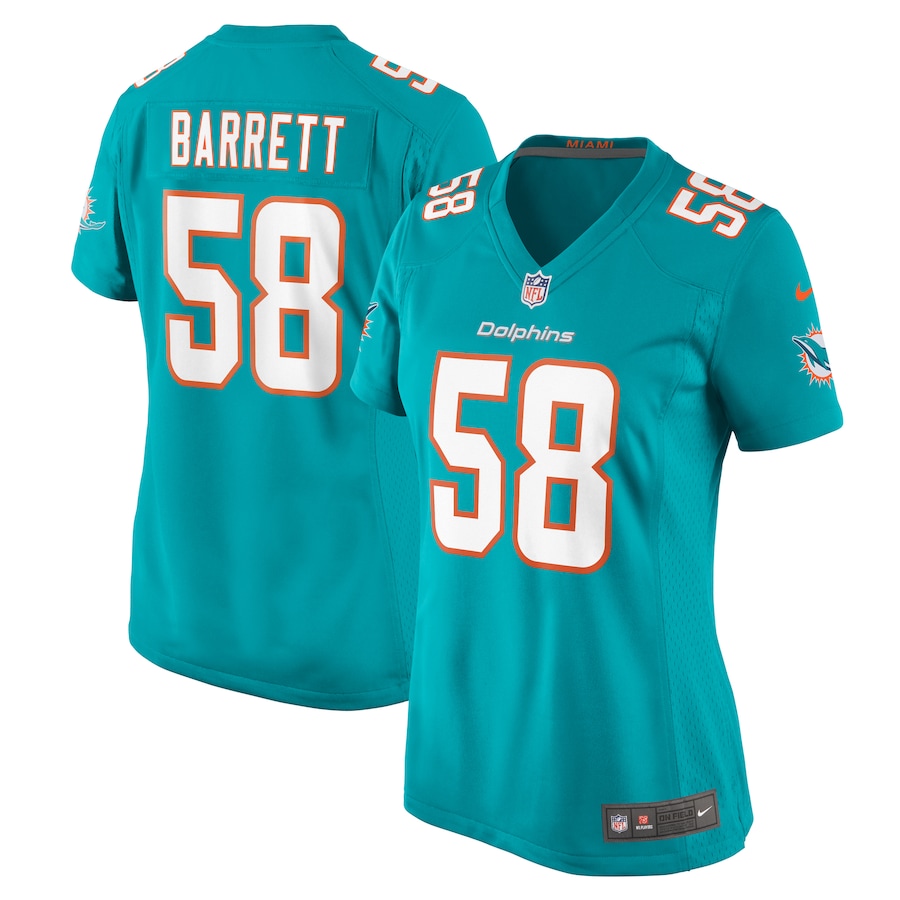 Women's Miami Dolphins Shaquil Barrett Nike Aqua Game Jersey - Puhuasuan