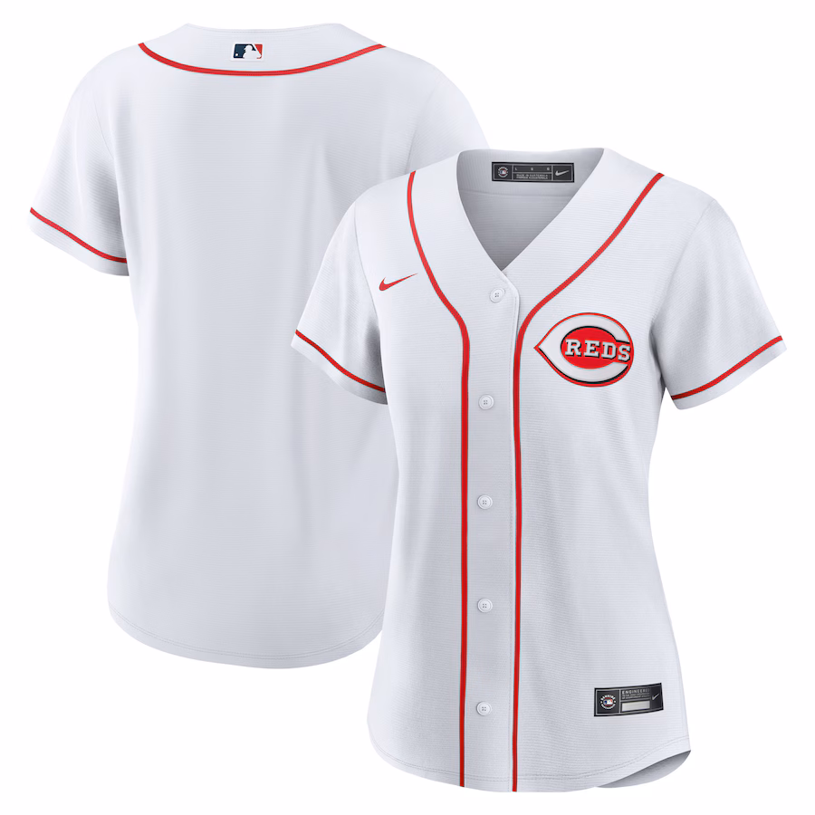 Women's Cincinnati Reds Nike White Home Blank Replica Jersey - Puhuasuan