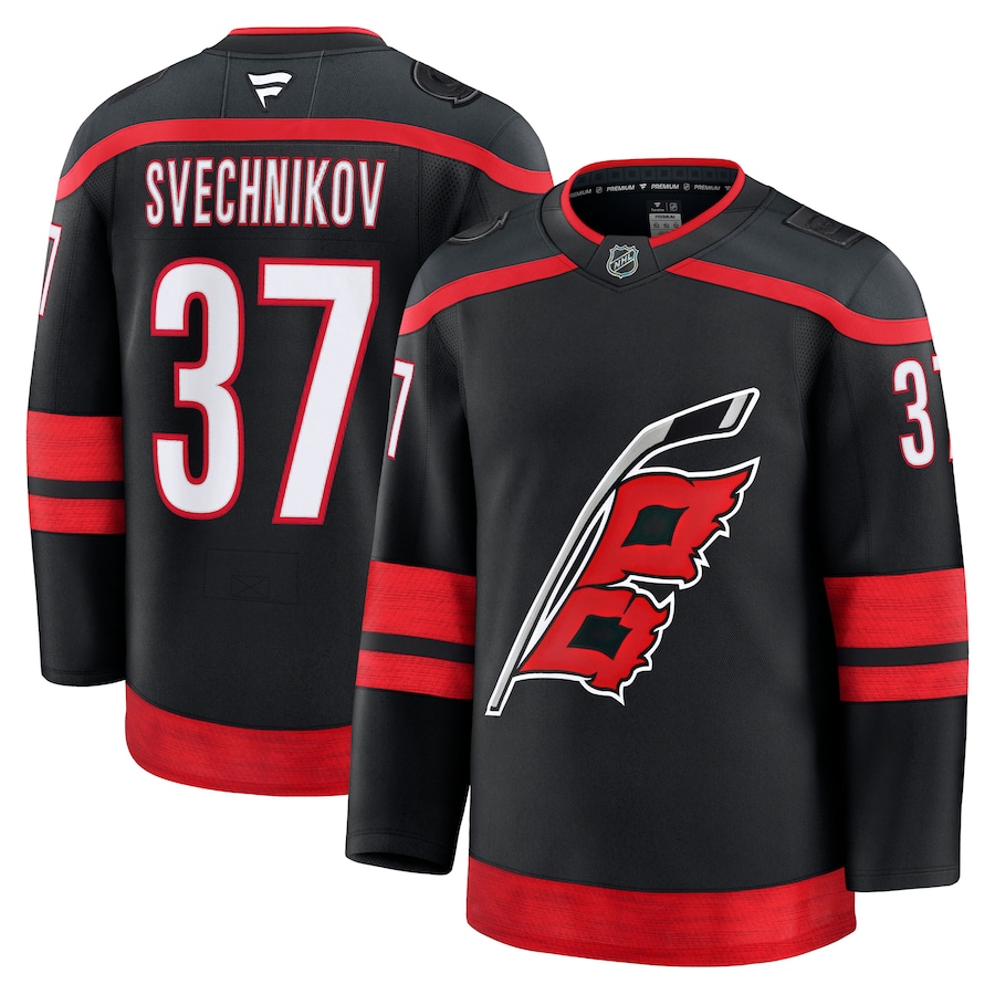 Men's Carolina Hurricanes Andrei Svechnikov Fanatics Black Home Premium Jersey - Puhuasuan
