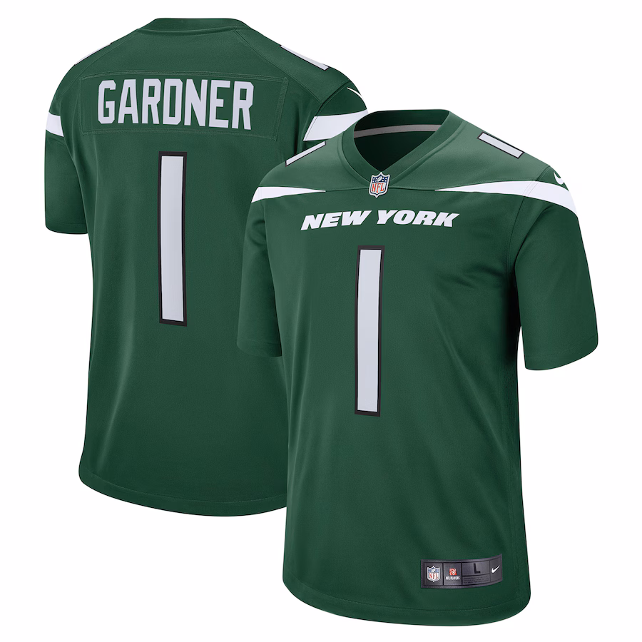 Youth New York Jets Ahmad Sauce Gardner Nike Green Game Jersey - Puhuasuan
