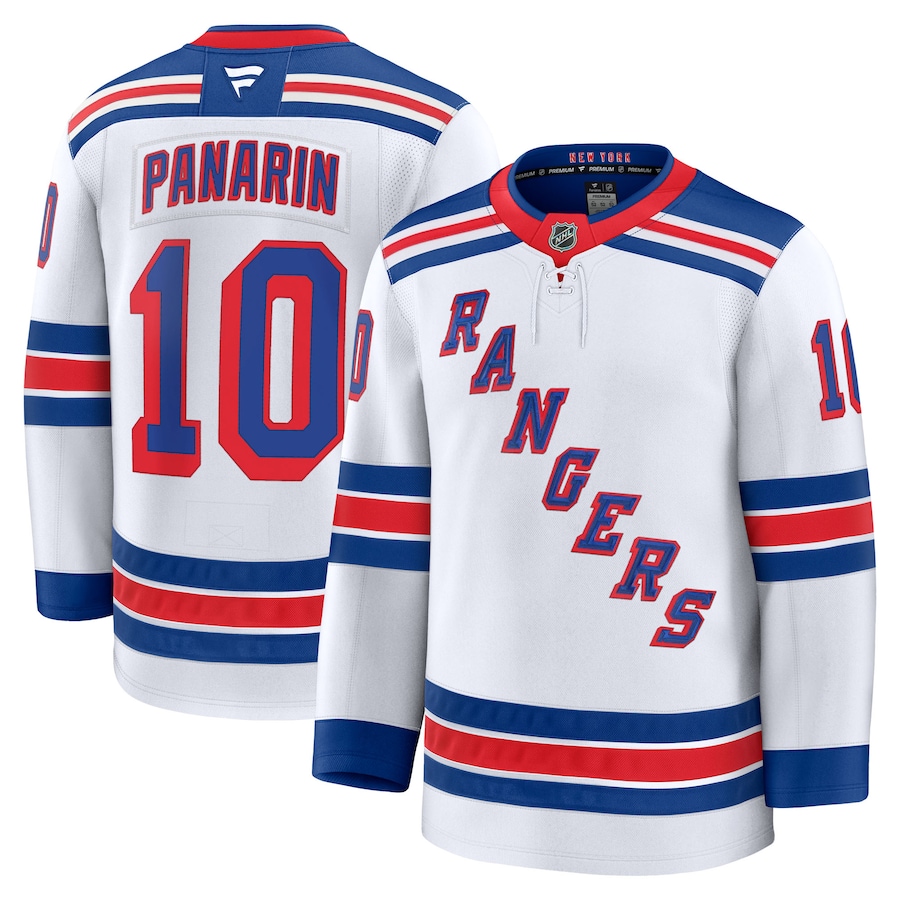 Men's New York Rangers Artemi Panarin Fanatics White Away Premium Jersey - Puhuasuan