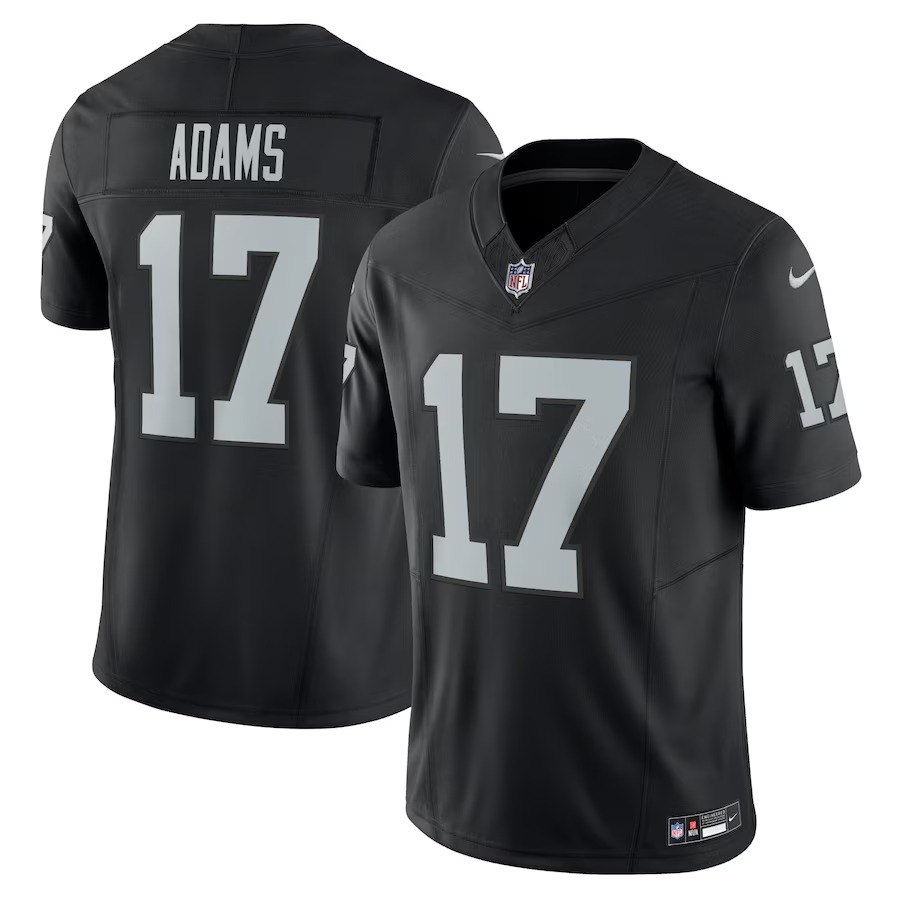 Men's Las Vegas Raiders Davante Adams Nike Black Vapor F.U.S.E. Limited Jersey - Puhuasuan