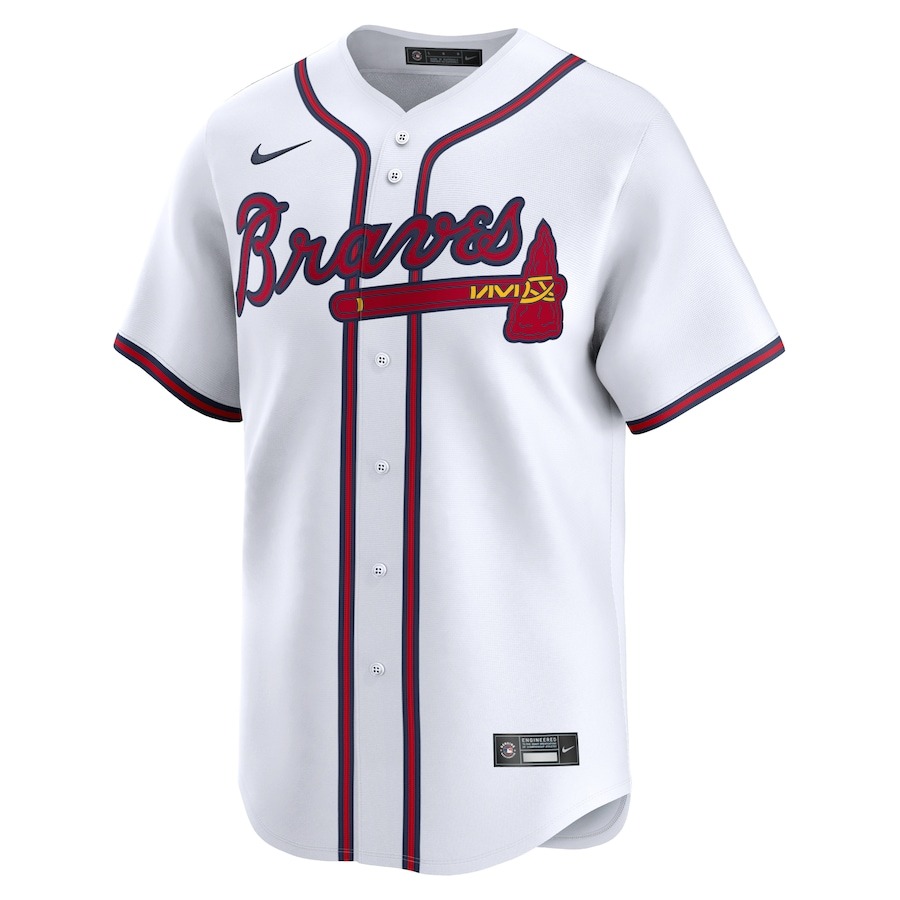 Men's Atlanta Braves Spencer Strider Nike White Home Limited Player Jersey - Puhuasuan