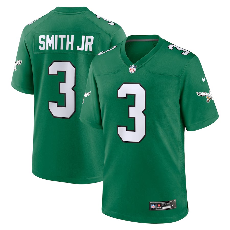 Men's Philadelphia Eagles Nolan Smith Nike Kelly Green Alternate Game Jersey - Puhuasuan