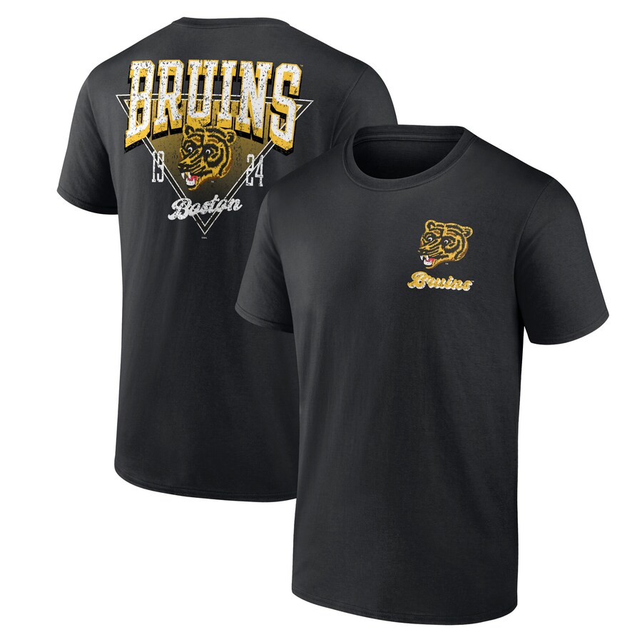 Men's Boston Bruins Black Never Over T-Shirt - Puhuasuan