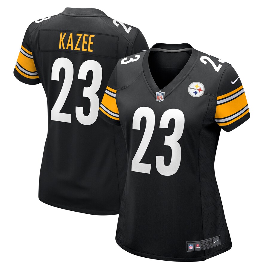 Women's Pittsburgh Steelers Damontae Kazee Nike  Black  Game Jersey - Puhuasuan