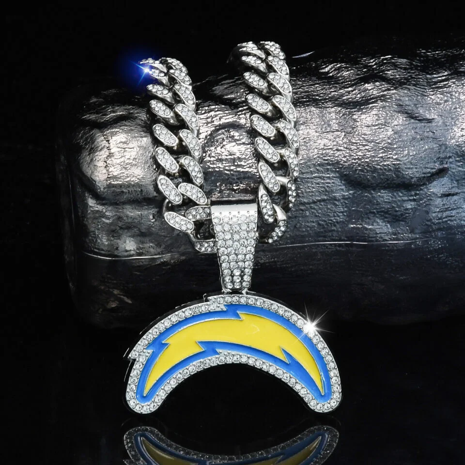 Los Angeles Chargers Pendant Necklace Hip-Hop Jewelry - Puhuasuan