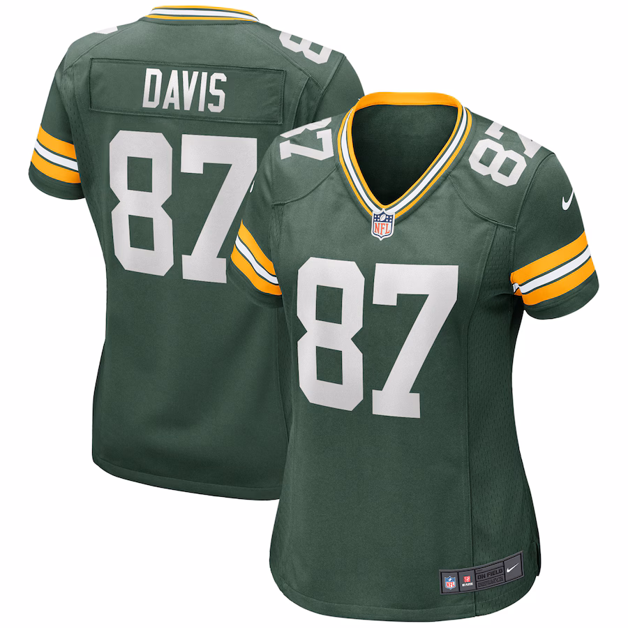Women's Green Bay Packers Willie Davis Nike Green Game Retired Player Jersey - Puhuasuan