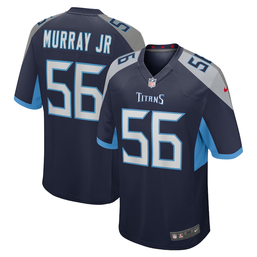 Men's Tennessee Titans Kenneth Murray Jr. Nike Navy Game Jersey - Puhuasuan