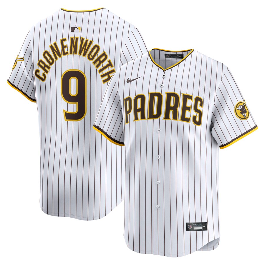 Men's San Diego Padres Jake Cronenworth Nike White Alternate Limited Player Jersey - Puhuasuan