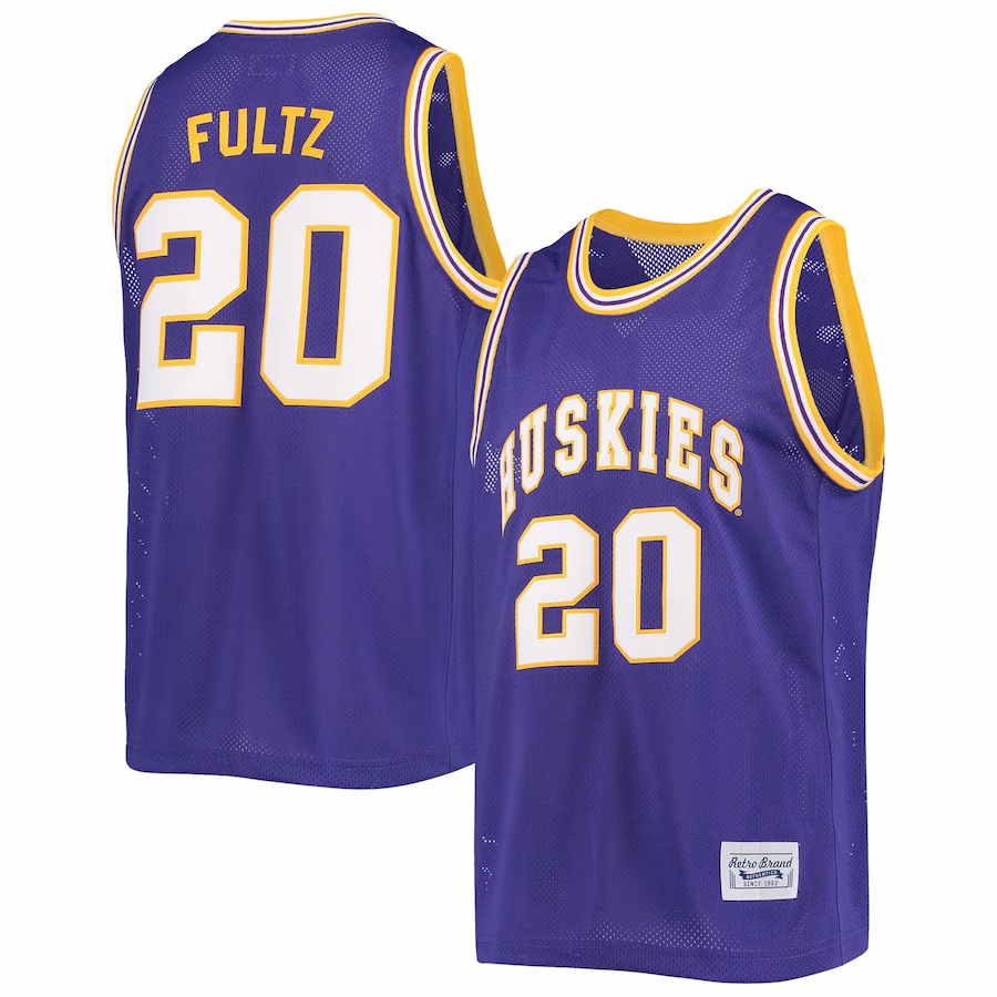 Markelle Fultz Washington Huskies Original Retro Brand Commemorative Classic Basketball Jersey - Purple - Puhuasuan
