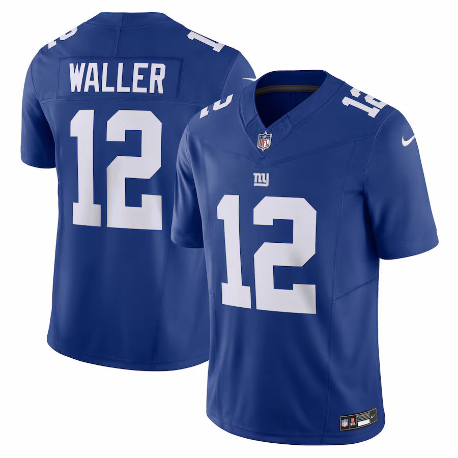 Men's New York Giants Darren Waller Nike Royal Vapor F.U.S.E. Limited Jersey - Puhuasuan