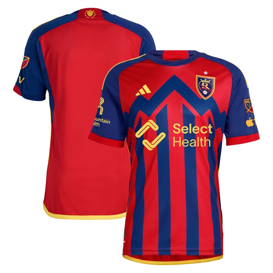 Men's Real Salt Lake  adidas Red 2024 Peak Utah Authentic Jersey - Puhuasuan