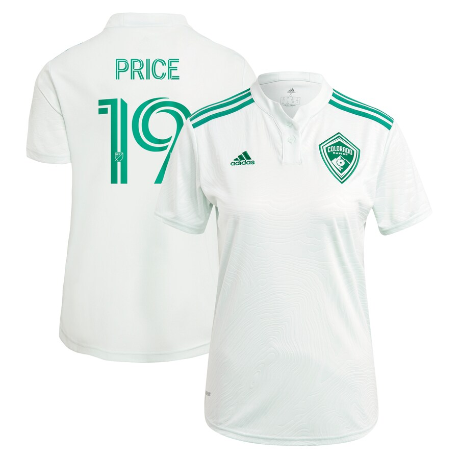 Women's Colorado Rapids Jack Price adidas Green 2021 Class Five Replica Player Jersey - Puhuasuan